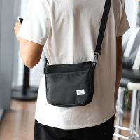 Mens Fashion Tide Brand Shoulder Bag Oxford Cloth Mens Messenger Bag Casual Summer Mobile Phone Crossbody Small Square Bag