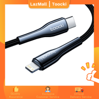 Toocki PD 20วัตต์ USB C เพื่อสายฟ้าผ่าเคเบิ้ลโลหะผสมสังกะสี USB Type C อย่างรวดเร็วชาร์จสายข้อมูลสำหรับ iPhone 14 13 13 Pro 13 Mini 12 12 Pro