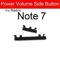 คลิปติดภายนอกปุ่มปรับระดับเสียงด้านข้างพลังงานสำหรับข้าวแดงโน้ต Xiaomi Redmi 7 Note7โปรสวิตช์เปิด/ปิดพลังงานชิ้นส่วนปุ่มกด