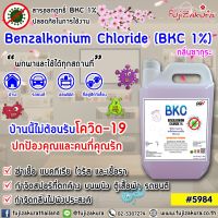 Fujizakura Benzalkonium chloride (BKC 1%) 5 ลิตร  น้ำยาฆ่าเชื้อบีเคซี เข้มข้น1% น้ำยาทำความสะอาด ฆ่าเชื้อโรคและแบคทีเรีย