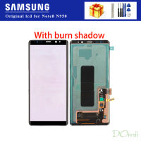 Original Note8 N950 Burn Shadow Amoled สำหรับ SAMSUNG Galaxy Note 8 LCD N950F จอแสดงผล LCD Touch Screen Repair Parts