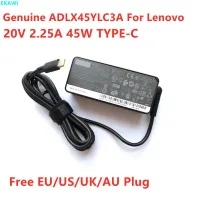 ADLX45YLC3A แท้45W 20V 2.25A Type-C ADLX45YDC3A AC อะแดปเตอร์สำหรับเลโนโว Thinkpad ADLX45YAC3A ที่ชาร์จแหล่งจ่ายไฟโน้ตบุ๊ค