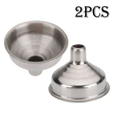 2 Pcs Stainless Steel Funnel for Flask Liquor Bottle Funnel Stainless Steel