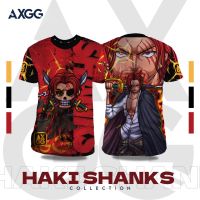 2023 In stock AXGG One Piece - " 9527 - Haki Shanks " Anime T-Shirt / Longsleeve / Jacket，Contact the seller to personalize the name and logo