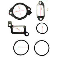 Fuel Pressure Regulator Install Gasket Kit fit LLY Duramax 2004.5-2005 Include EGR Tub Gaskets Intake Upper Radiator O ring