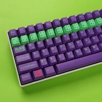 129 Keys GMK Eva Keycaps Purple PBT Cherry Keycaps 6.25u New for Cherry MX Keyboard Keyboard 68/84/980