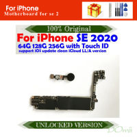 เมนบอร์ดสำหรับ iPhone E SE 2020 Clean I Cloud 64Gb Mainboard พร้อมระบบ256Gb Logic Board 128Gb ฟังก์ชั่น