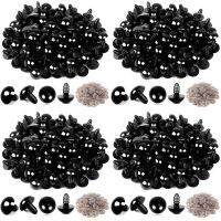 400PCS Plastic Safety Crochet Eyes Bulk with 400PCS Washers for Crochet Crafts (0.24Inch/6mm)