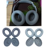 Leather Sheepskin Headset Foam Cushion for QC35 Headphone Earpads Lambskin Sponge Cover Replacement