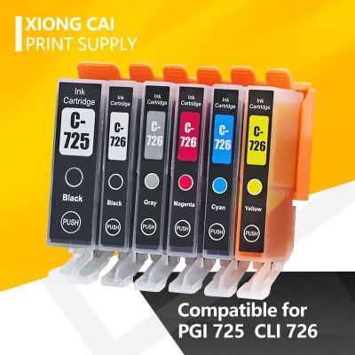 PGI725 CLI726 ink cartridges For canon PGI 725 CLI 726 IP4870 IP4970 IX6560 MG5170 MG5270 MG5370 MG6170 MG6270 printers Ink Cartridges