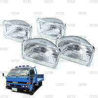 ชุด โคมไฟหน้า เสื้อไฟ ไฟหน้า 24V 65/55W ขนาด 4.2"x6.5" 4 ดวง สีใส สำหรับ Isuzu NPR