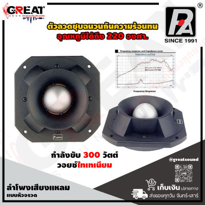 P.AUDIO PST-888 ลำโพงเสียงแหลมแบบจรวจ กำลังขับ 300 วัตต์ วอยล์ขนาด 62MM แม่เหล็กขนาด 145 mm ขนาด181x181mm สินค้าดีมีคุณภาพ จัดส่งไว (ราคาต่อ 1 ดอก)