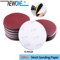 20pcs 125mm Sander Disc Sanding Polishing Paper Sandpaper Disc 40 - 3000 Abrasive Tools for Sander without hole