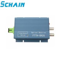 CATV Receiver FTTH AGC Micro SC APC Simplex Connector with 2 output port for PON FTTH OR20 CATV Fiber Optical Receiver