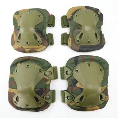 ；。‘【； Tactical Knee Pad Elbow CS Military Protector Army  Outdoor Sport  Kneepad Safety Gear Knee Protective Pads