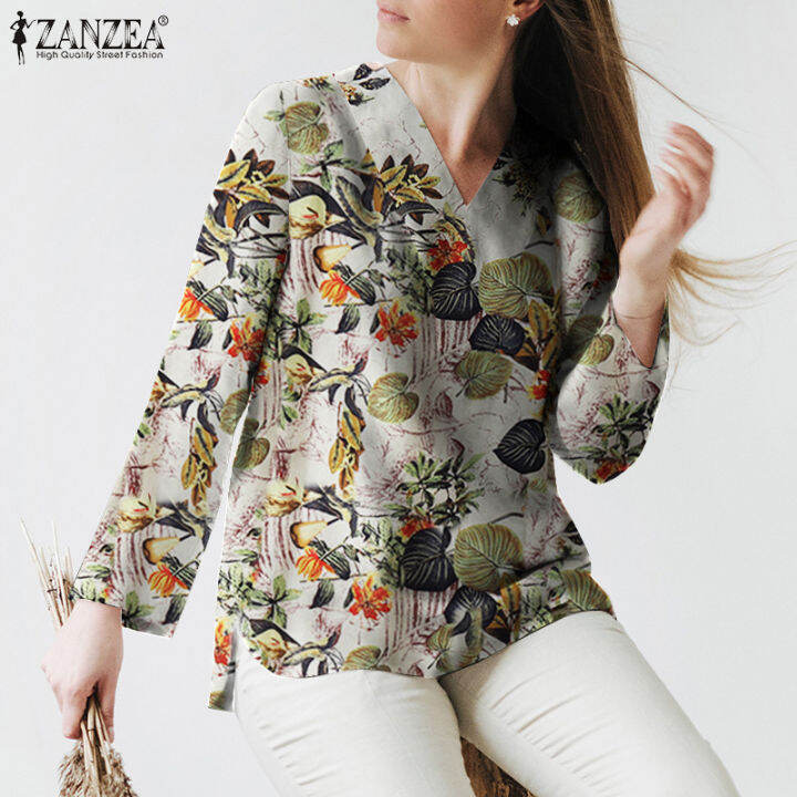 esolo-zanzea-women-retro-printed-long-sleeve-v-neck-tops-lady-shirt-splid-hem-cotton-blouse-12