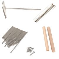 17 Keys Kalimba Thumb Finger Piano DIY Keys+Bridge+Tuning Hammer Kit Musical Instrument Part Accessories