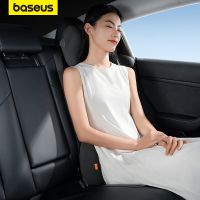 Baseus Car Cooling Headrest Lumbar Pillow 3D Memory Foam Neck Waist Pillow Seat Breathable Ergonomic Design Neck Lumbar Cushion