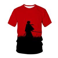 2023ใหม่ ruroini Kenshin เสื้อยืดอะนิเมะสตรีญี่ปุ่นซามูไร T ฮาราจูกุเสื้อผ้า TEE