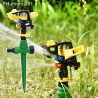 360 Degree Rotating Jet Sprinklers Double Outlet Rocker Nozzles1/2 Male Thread For Garden Farm Lawn Irrigation