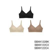 (เซ็ท 3 ชิ้น)SABINA BRALESS เสื้อชั้นในไม่มีโครง รุ่น Soft Collection รหัส SBXK122 สีดำ สีเนื้อเข้ม สีเนื้อแทน