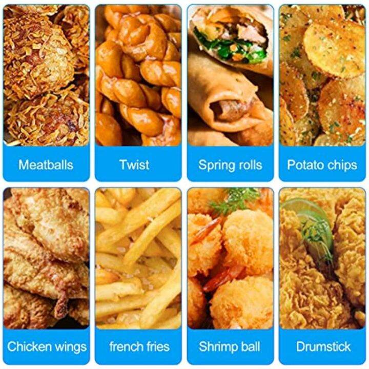 HOOCOO Electric Deep Fryer, Stainless Steel Deep Fryer With Basket