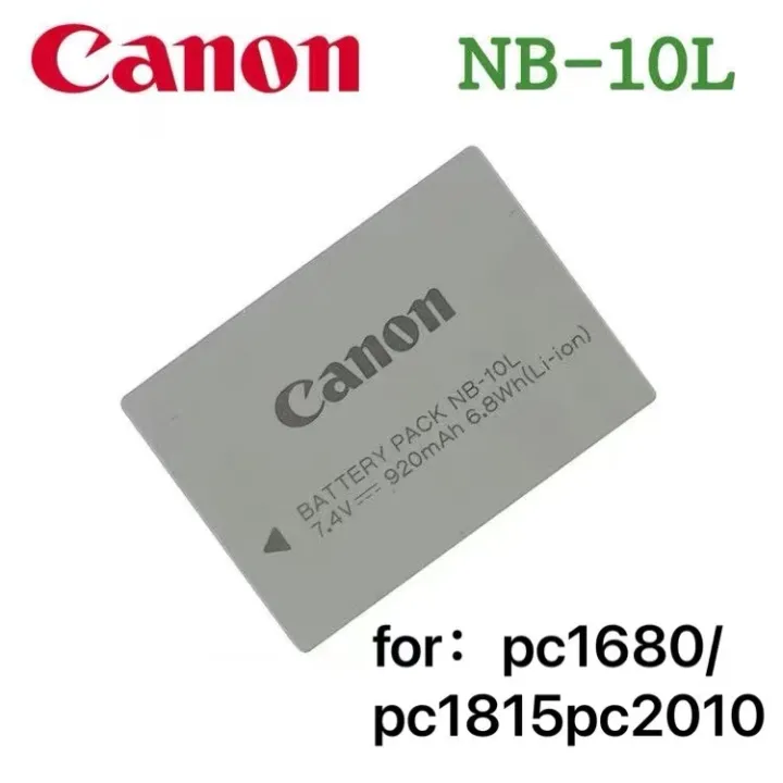 Canon NB-10L NB 10L Battery For Canon SX50 SX60 G3X G16 Camera | Lazada PH