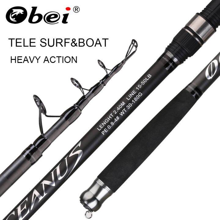 obei-tele-surf-rod-telescopic-fishing-rod-tele-carp-carbon-fiber-spinning-rod-pesca-2-4-2-7-3-0m-power-30-200g-hard-pole-surf