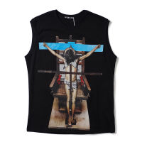 New High 2019 Novelty Men Fashion Tee Shirts Classic Jesus cross star Hip Hop Skateboard Street Cotton Tee Tank Tops Dog #300