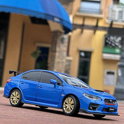 1:32 Subaru STI WRX 2016 Supercar ล้อแม็ก D Iecast รถโมเดลขนาดเล็กรุ่นด้วยแสงรุ่นสำหรับเด็กรถ