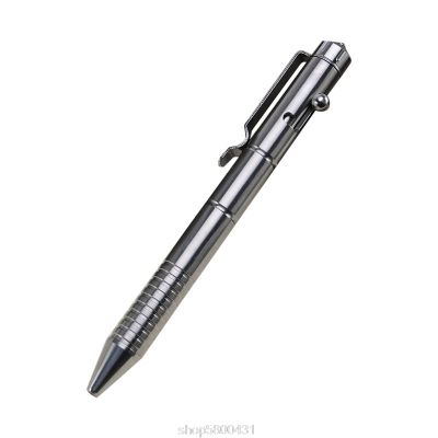 Solid Titanium Alloy Gel Ink Pen Retro Bolt Action Writing Tool School Office Stationery Supply D01 20 Dropshipping