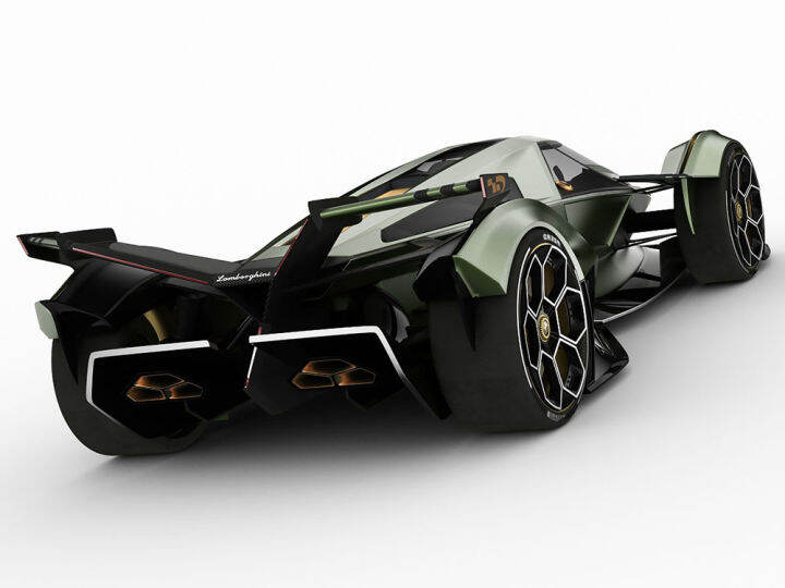 Lamborghini V12 concept car 2021 /Lamborghini Vision GT car 3d model ...