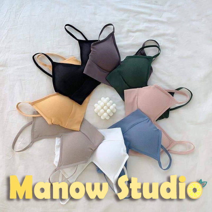 manow-studio-1236-บราสายเดี่ยว-เสื้อกล้าม-สายเดี่ยว-บราสายเดี่ยวแบบสวม