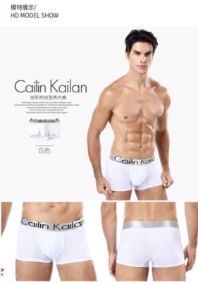 SP - พร้อมส่งกางเกงในชายบ๊อกเซอร์ Cailin Kailan ผ้านิ่ม โชว์ขอบแท้ๆๆ(โค้กลด10.10 ลดเพิ่ม10MTFASH)กางเกงชั้นใน Sexy กางเกงในไซส์ใหญ่