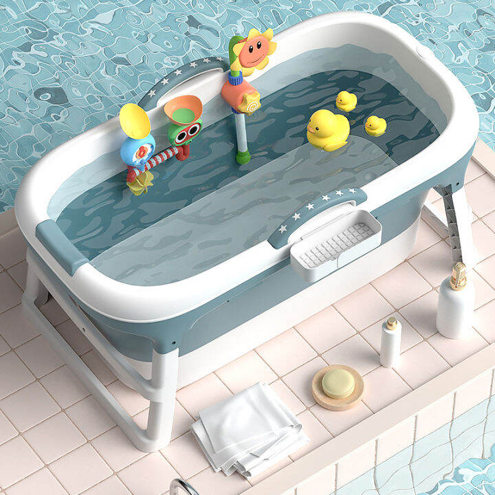 Folding Bath Bucket Bathtub for Adult 1.5M Bath Bucket Household Bath