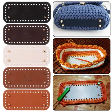 Oval Round Retangle Leather Bag Base for knitted Bag Bottom