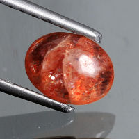 1.20 ct ซันสโตน (Sun Stone) สีส้มแดง ไข่หลังเบี้ย