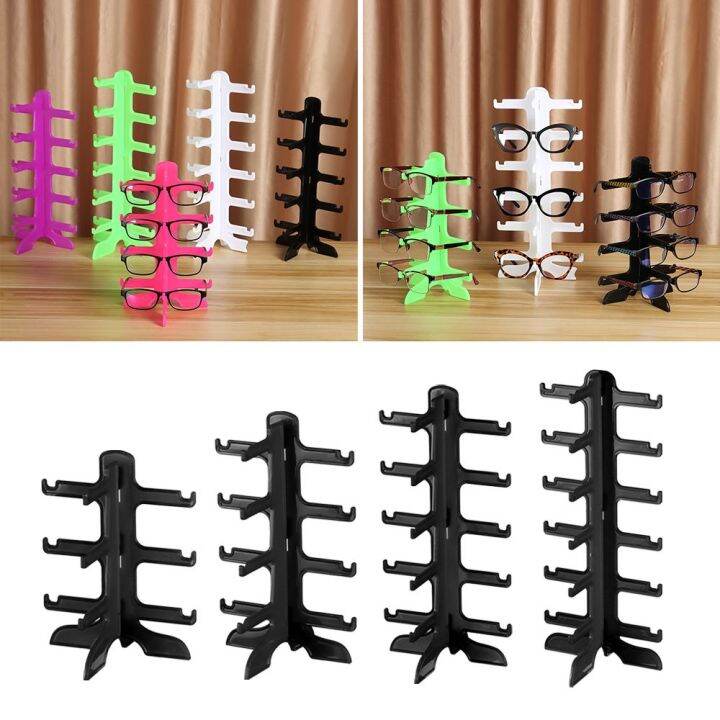 New Colorful Eyeglasses Display Stands Plastic Glasses Shelf Holder