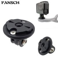 : 》: =- Fansch กล้องกีฬาจักรยานเข้ากันได้กับขอบของ Garmin ระหว่างสำหรับ Gopro Mount ฐานคอมพิวเตอร์พอดีกับ Gopro อะแดปเตอร์กล้องถ่ายภาพ