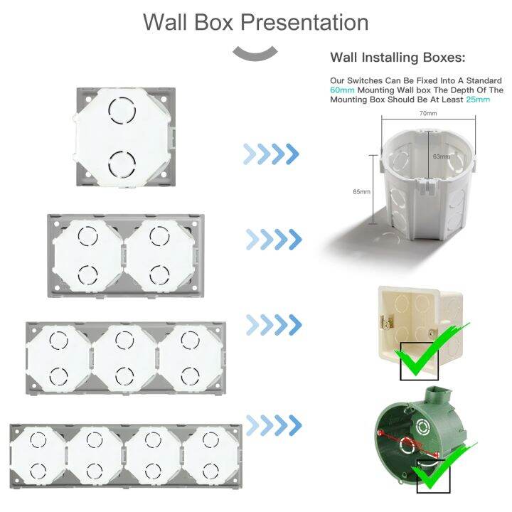 dt-hot-bseed-157mm-glass-panel-frame-sockets-wall-with-metal-base-included