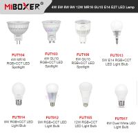 ♗✆ Miboxer 4W 5W 6W 9W 12W LED Bulb RGB CCT/Color temperature Smart Lamp Light E27 GU10 MR16 E14 Spotlight Milight