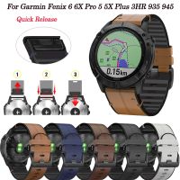 〖Bar watchband〗สายรัดสายนาฬิกาอัจฉริยะซิลิโคนแบบหนัง22 26มม. สำหรับ Garmin Fenix 7X 7 6 6X Pro 5 5X บวก3HR Epix Gen 2ออกอย่างรวดเร็ว