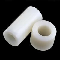 ℡♈ 30Pcs White Plastic Nylon Column OD 7mm/9mm ABS Non-Threaded Spacer Insulation Washer Round Standoff Support M3 M4 M5