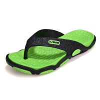 Green 42 Summer Men Flip Flops Bathroom Slippers Fashion Summer Beach Sandal Breathable Outdoor Beach Flip Flops Man Sandals