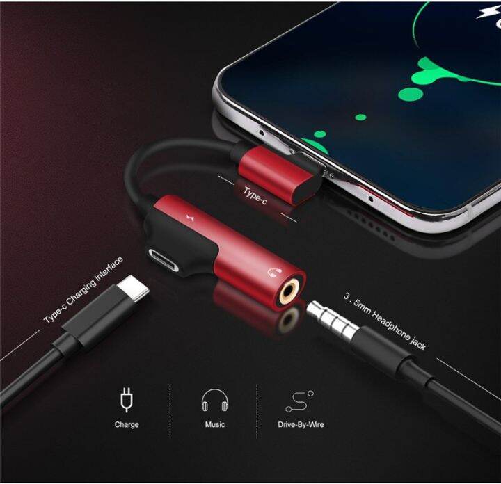 usb-ประเภท-c-3-5มิลลิเมตรหูฟังหัวต่อซัมซุง-galaxy-s8-s10-s9หูฟังอย่างรวดเร็วตัวแยกสายแจ็คชาร์จอะแดปเตอร์เสียง