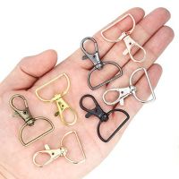 D Rings Lobster Claw Clasp 35 Pieces Swivel Keychain Pendant Push Gate Snap Hook Durable Alloy Jewelry Craft for Jeans