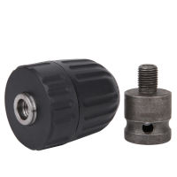 หัวจับสว่านไฟฟ้า Hand Tight Clamp Thread Adapter Wrench Conversion Thread Head 0.8‑10mm 3/8‑24UNF for SDS