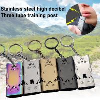 Outdoor High Decibel Whistle Portable Life-Saving Emergency Whistles Stainless Steel Survival SOS Multifunction EDC Tool Survival kits