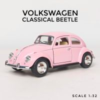 โมเดลรถเหล็ก​โฟล์ค​ VOLKSWAGEN​ CLASSICAL​ BEETLE สเกล 1:32 เปิดประตูได้ โมเดลรถโฟล์เต่า โฟล์คเต่า