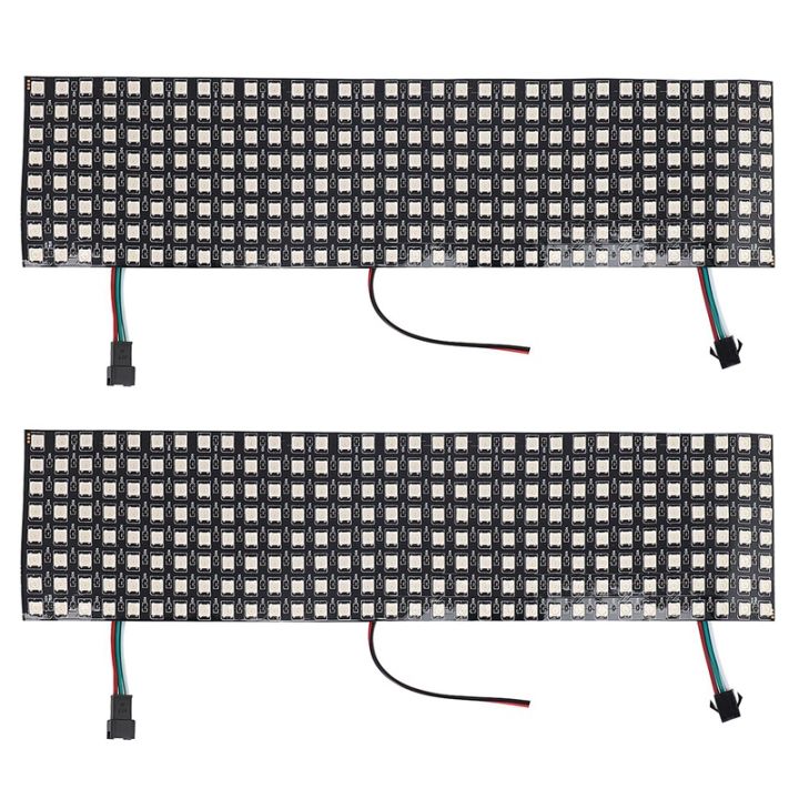 2x Led Matrix Panel Ws2812b Rgb 832 Pixels Digital Flexible Dot Matrix Individually Addressable 